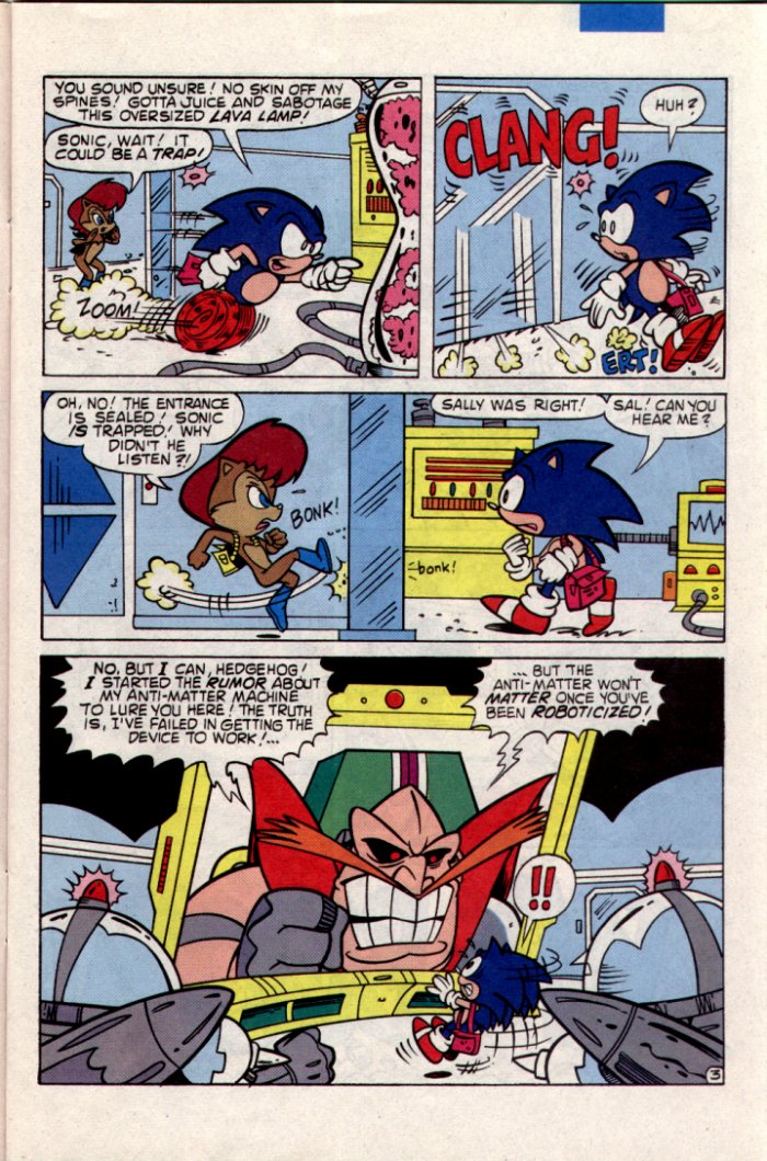 Sonic - Archie Adventure Series March 1995 Page 3